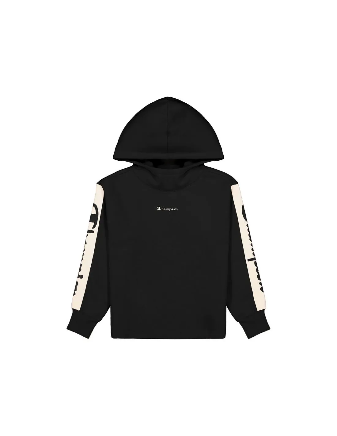 Sudadera con capucha Champion Hooded Infantil Black