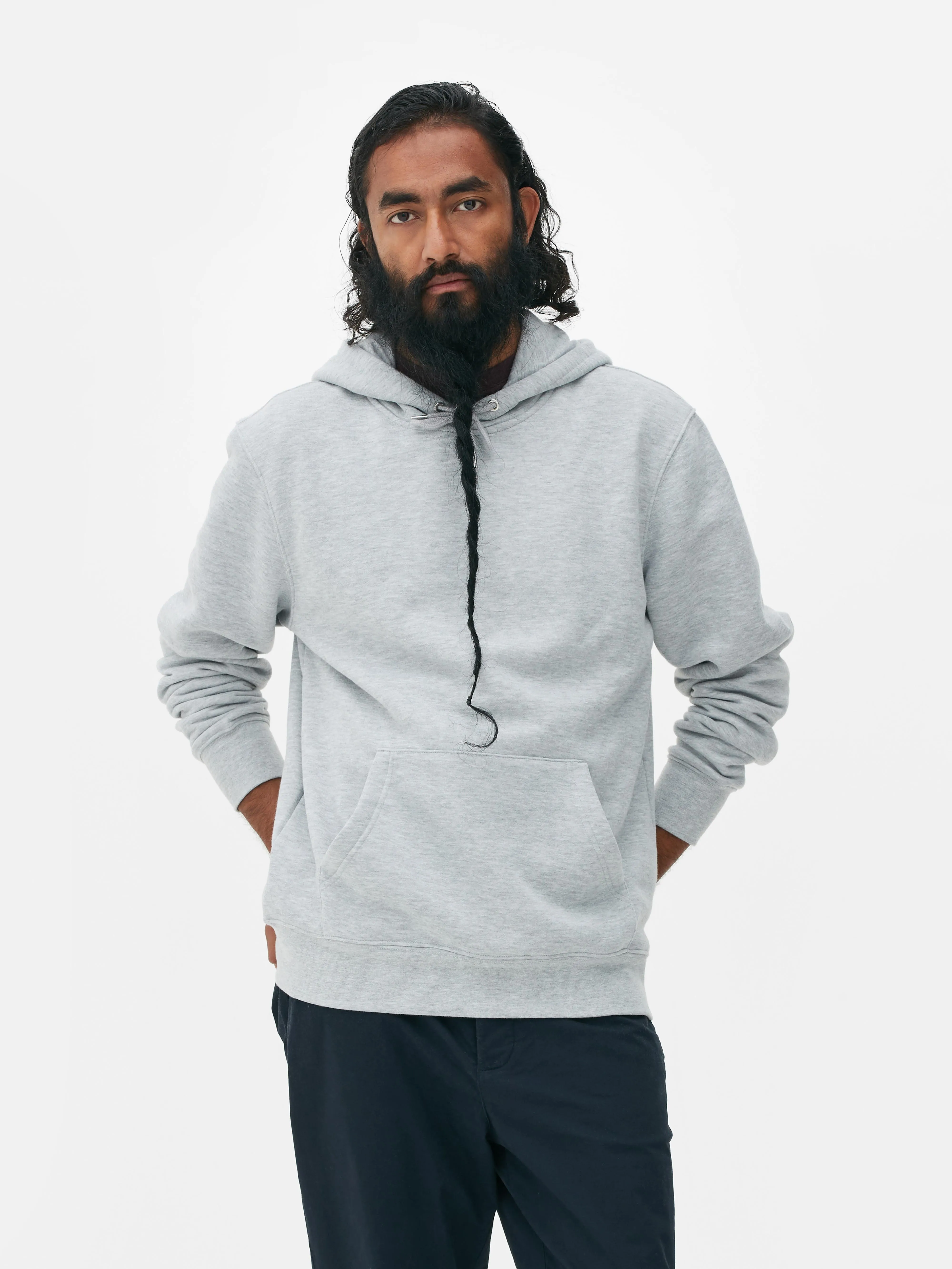 Sudadera con capucha de corte recto Essential