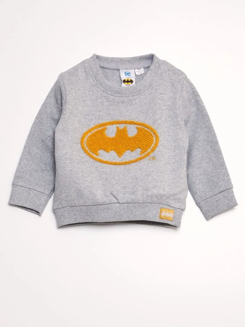 SUDADERA DE CHáNDAL 'BATMAN'  GRIS