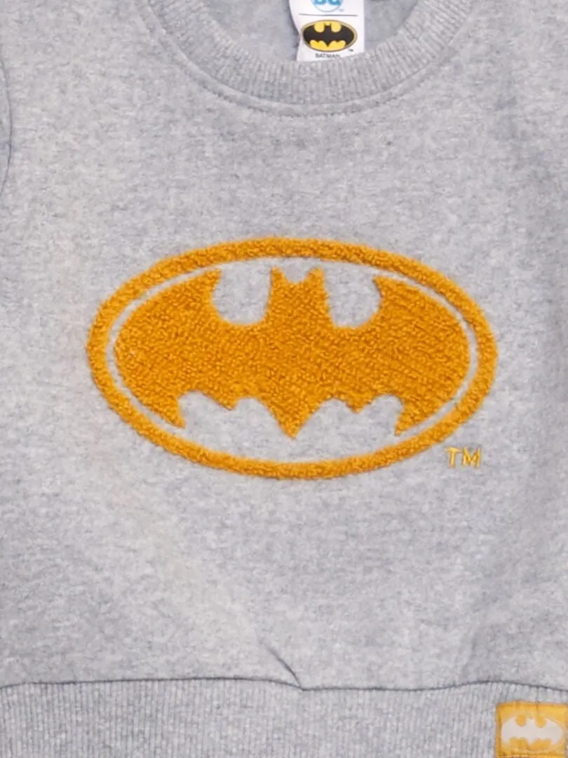 SUDADERA DE CHáNDAL 'BATMAN'  GRIS