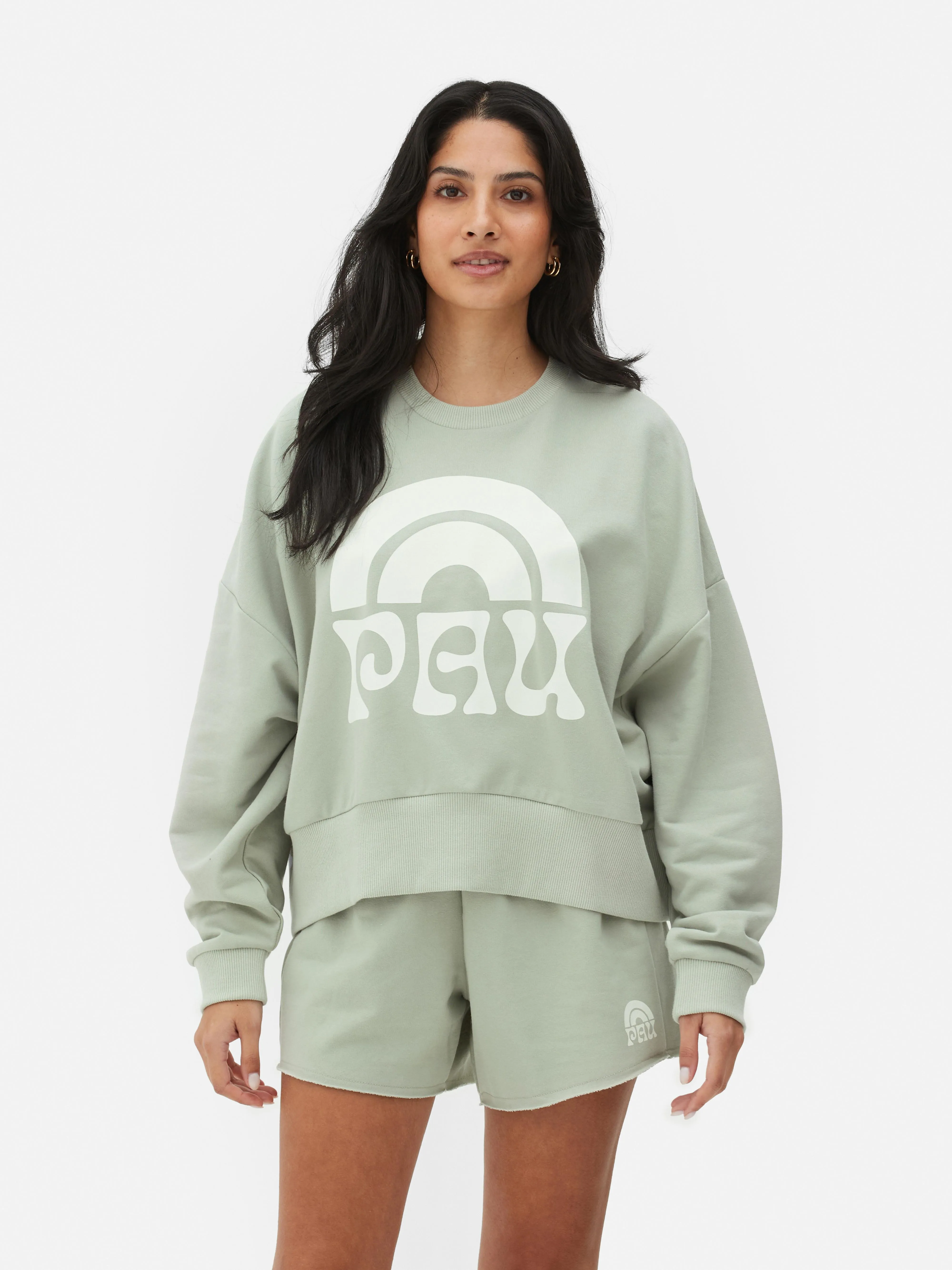 Sudadera gráfica corte boyfriend de Paula Echevarría