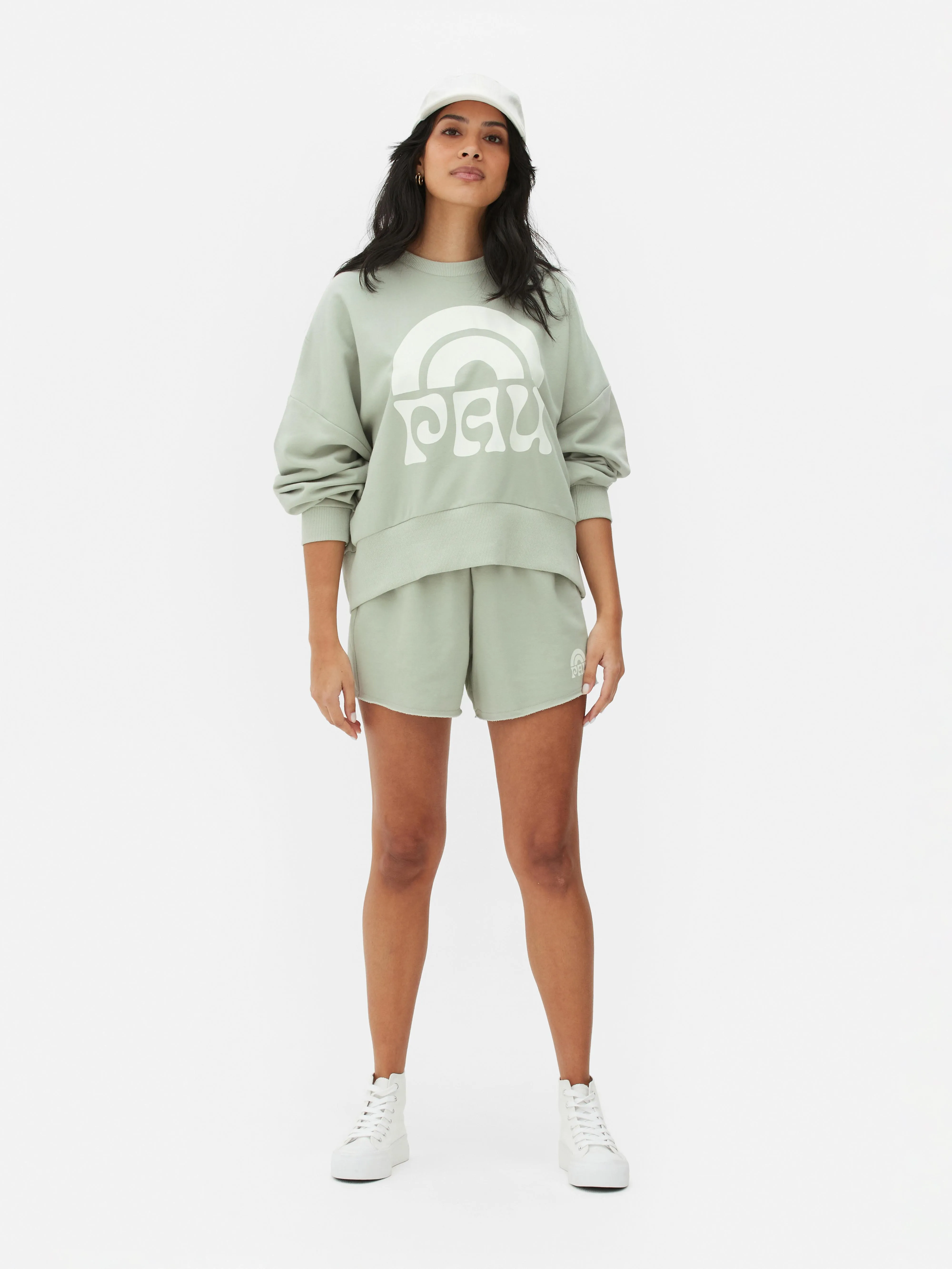 Sudadera gráfica corte boyfriend de Paula Echevarría