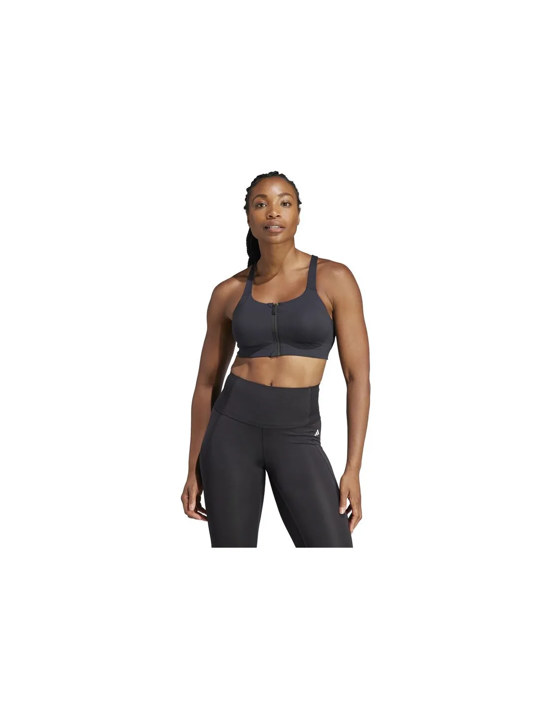 Sujetador deportivo de Fitness adidas Tlrdim Lux Zip Mujer