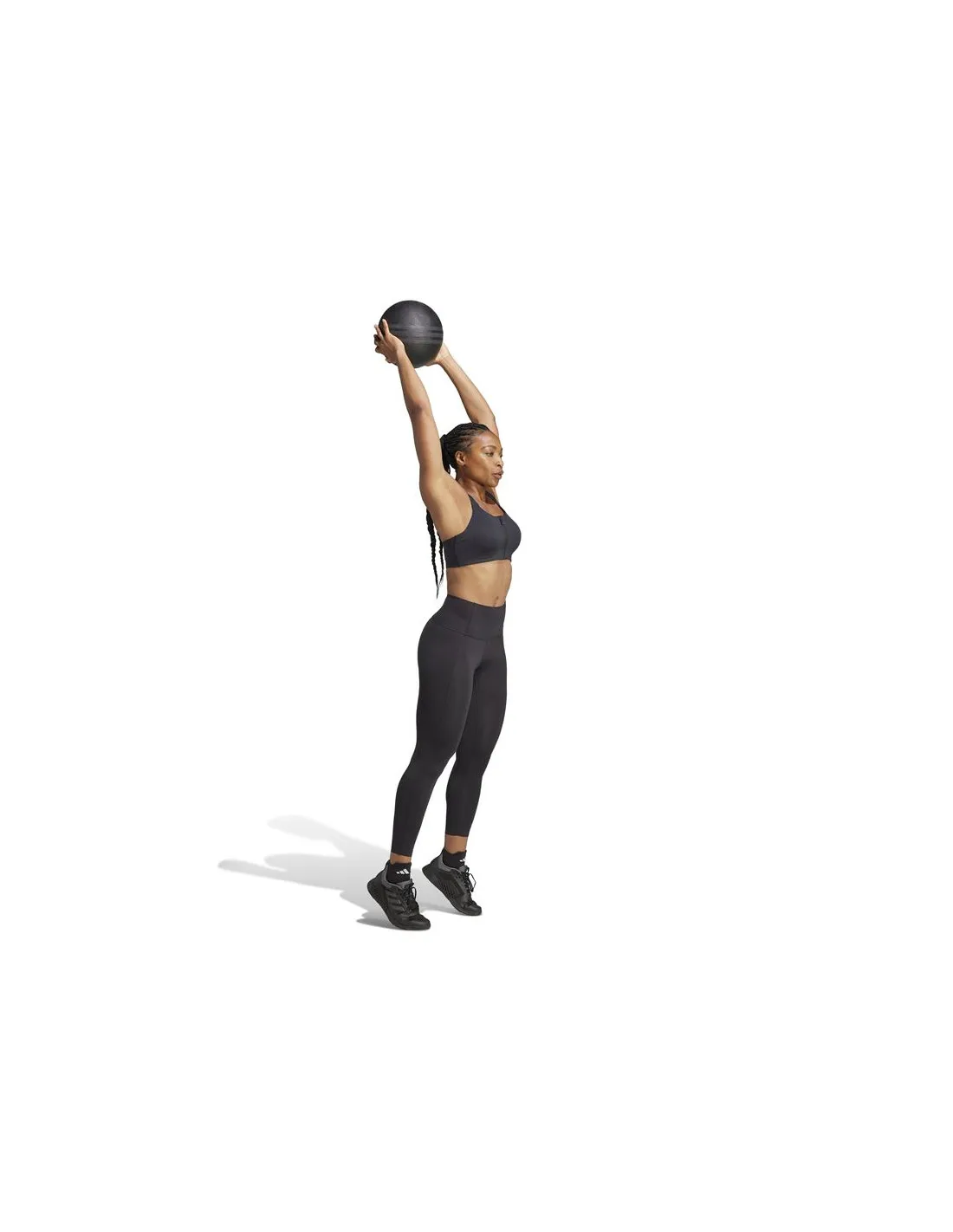 Sujetador deportivo de Fitness adidas Tlrdim Lux Zip Mujer
