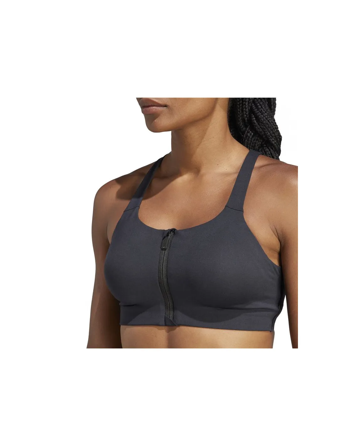 Sujetador deportivo de Fitness adidas Tlrdim Lux Zip Mujer
