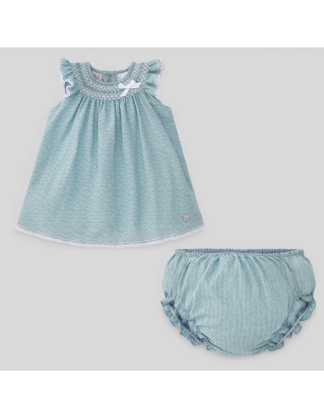 VESTIDO+BRAGA NIDO DE ABEJA TOPOLINO 150791 PAZ RODRIGUEZ