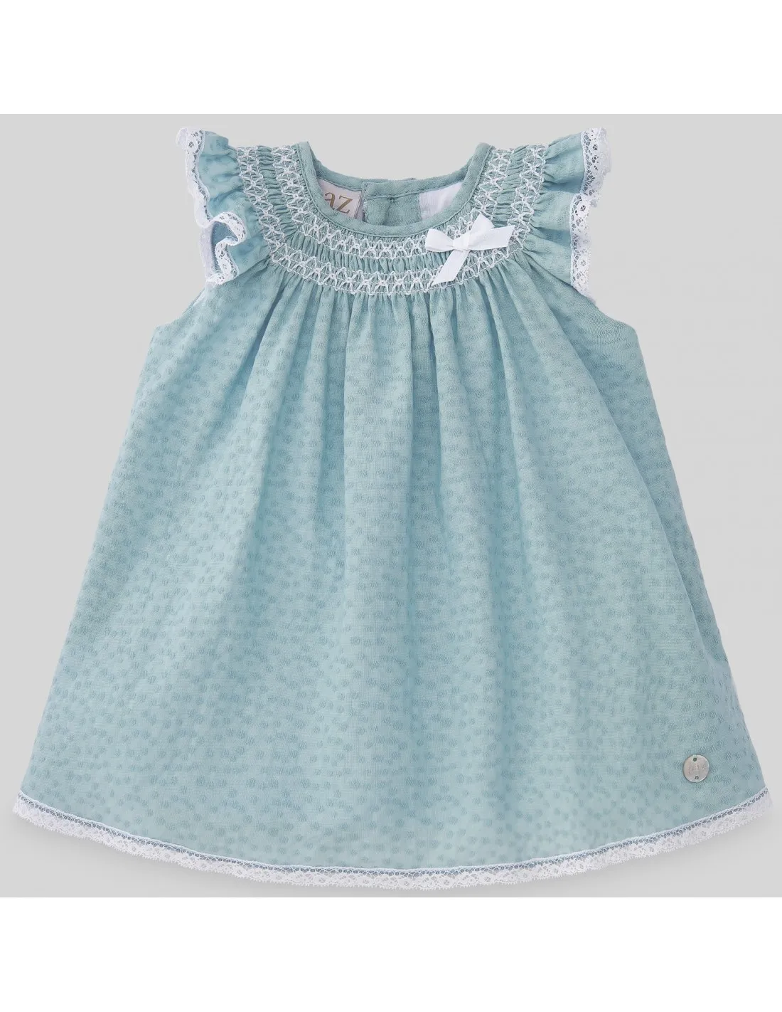 VESTIDO+BRAGA NIDO DE ABEJA TOPOLINO 150791 PAZ RODRIGUEZ