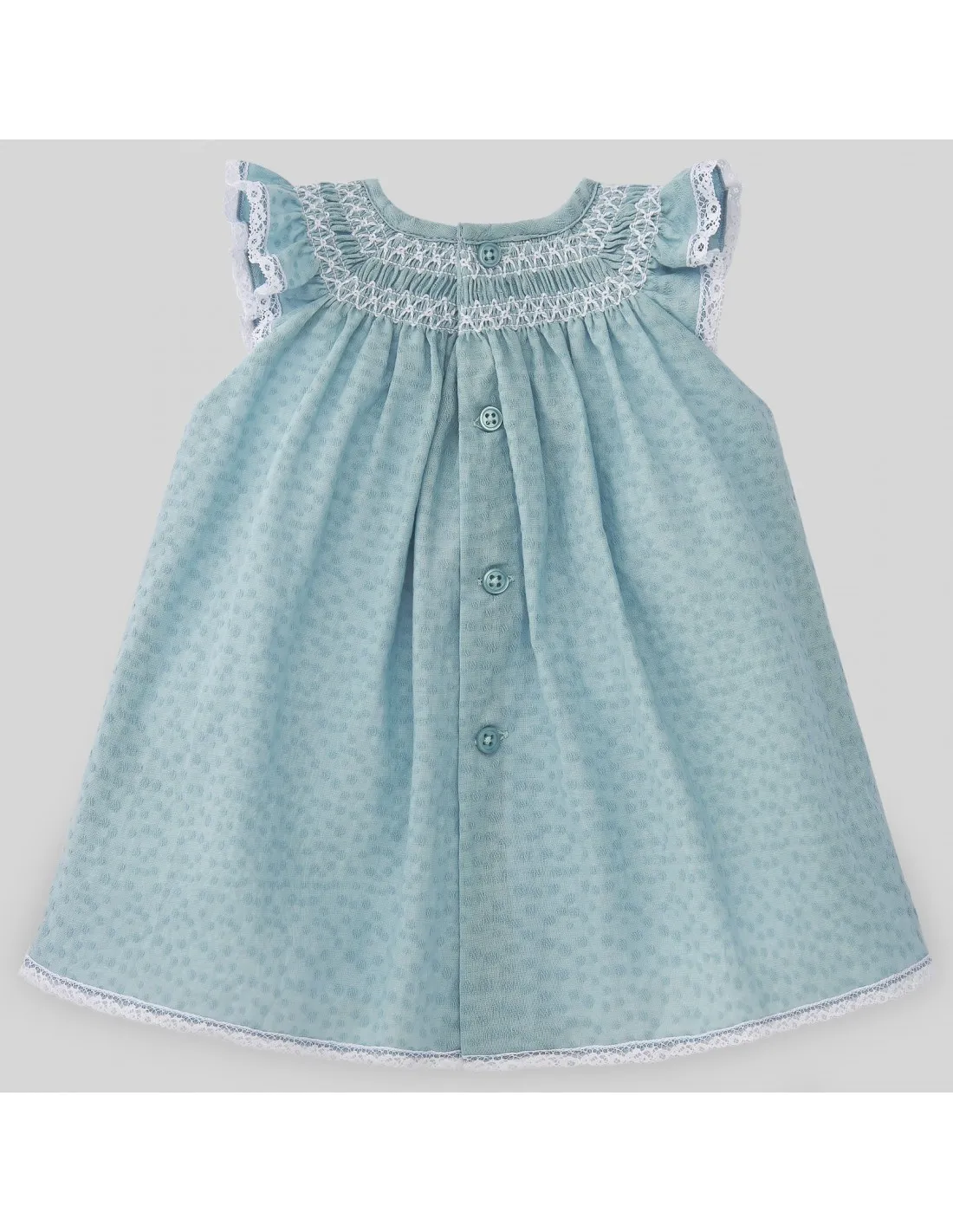 VESTIDO+BRAGA NIDO DE ABEJA TOPOLINO 150791 PAZ RODRIGUEZ