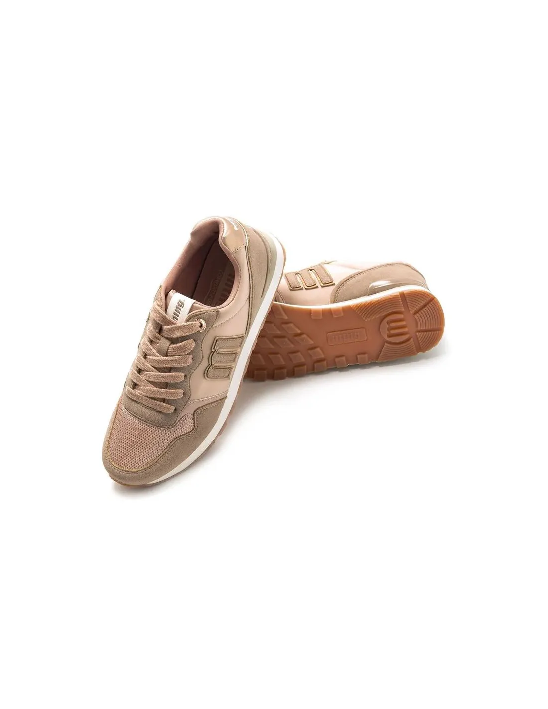 Zapatillas Mustang Attitude Paty Nude Mujer