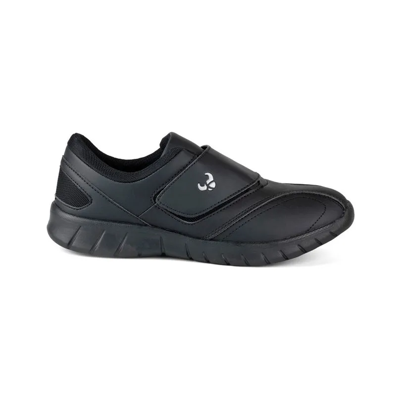 ZAPATO UNISEX BO NEGRO AJUSTABLE CON VELCRO  SUECOS