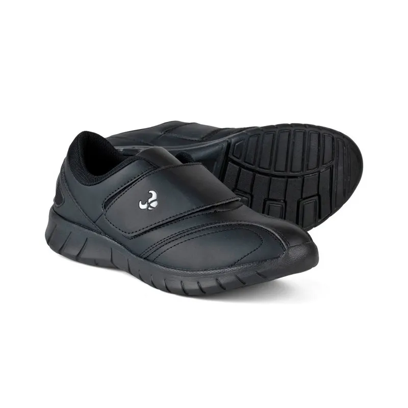 ZAPATO UNISEX BO NEGRO AJUSTABLE CON VELCRO  SUECOS